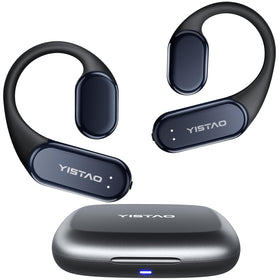 Yistao bone conduction headphones showcase a weightless design for all-day listening.