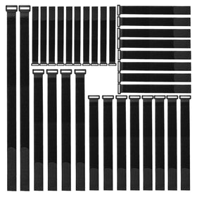 YiwerDer 32pcs cable straps variety sizes for versatile cable organization