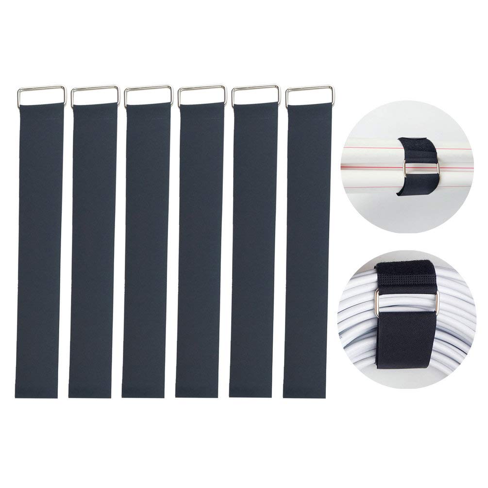 YiwerDer nylon cinch strap with D-ring for secure bundling of heavy items.