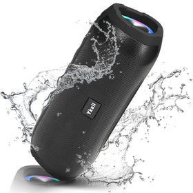 Ykall Bluetooth speaker front view with compact 20W stereo for rooms
