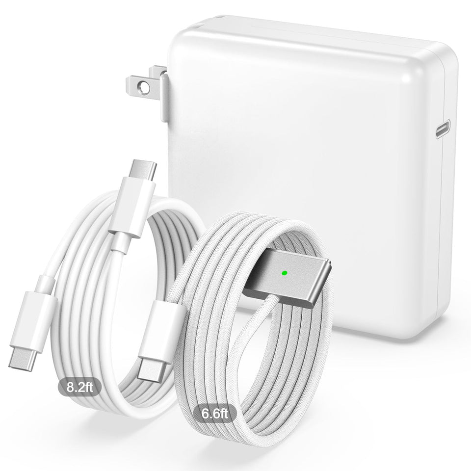 YKEJCLD 100W GaN charger front view showing compact design and ports benefit fast charging