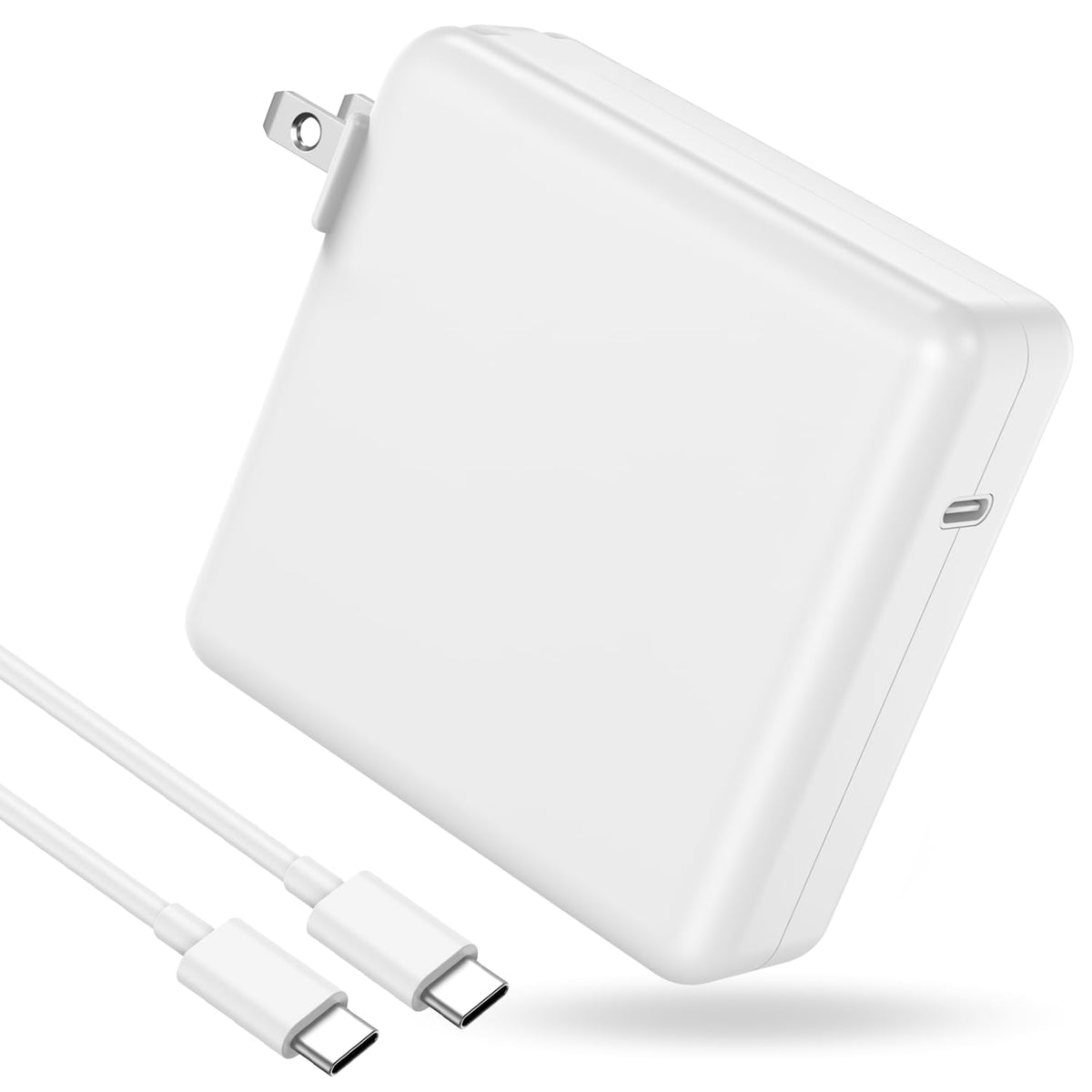 YKEJCLD 96W charger powering MacBook Pro 16-inch with rapid power delivery