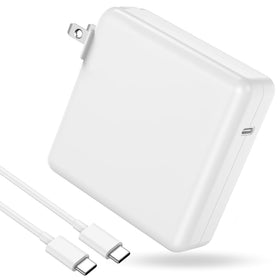 YKEJCLD 96W charger powering MacBook Pro 16-inch with rapid power delivery