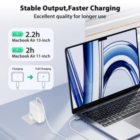 YKEJCLD 85W adapter compatible with 13, 15, and 17-inch Mac notebooks (2012–2017)