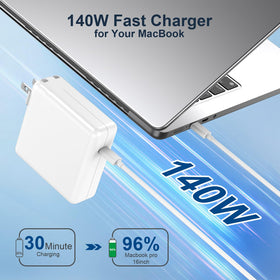 YKEJCLD GaN adapter close-up of USB-C port and plug for secure connection benefit