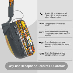 YLFASHION Beerus TF card slot and FM controls for standalone playback