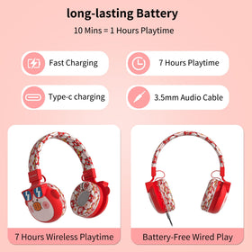 YLFASHION Beerus connected with 3.5mm cable, ensures uninterrupted listening