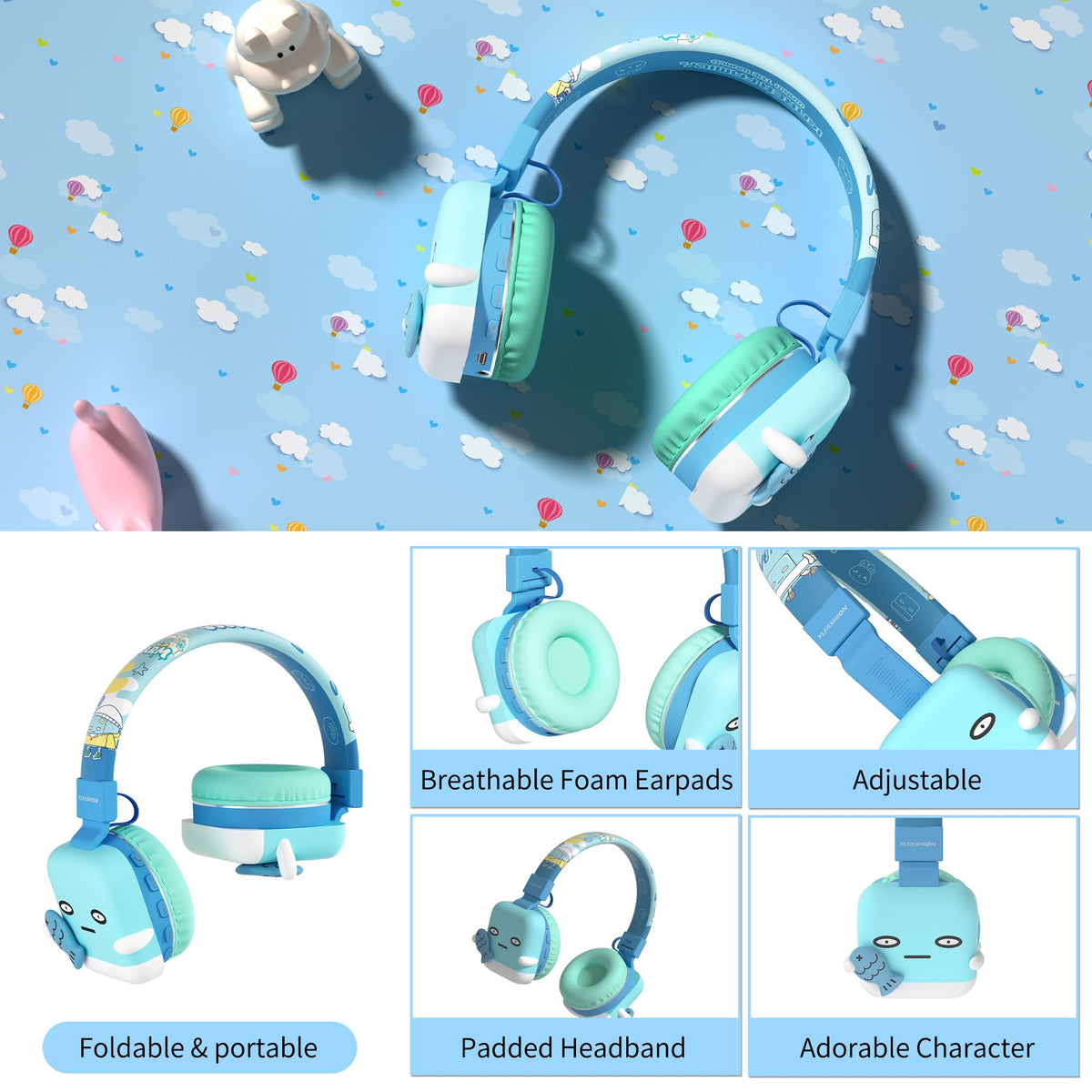 YLFASHION Icarer 4-in-1 modes for versatile listening options