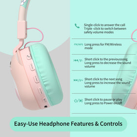 YLFASHION Icarer 4-in-1 connectivity with Bluetooth, wired, FM radio, and TF card.