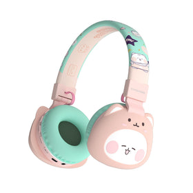 YLFASHION Icarer kids headphones with FM/TF/Wired modes for versatile listening.