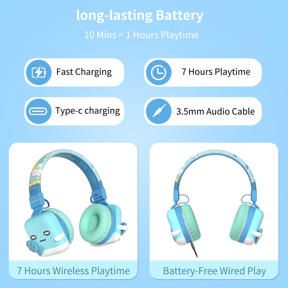 YLFASHION Icarer ultra-soft memory foam ear pads for comfort