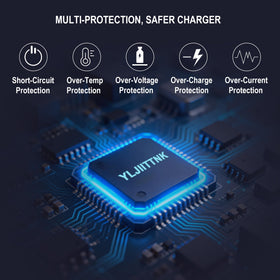 YLJIITTNK 100-240V global input ideal for travel and business trips.