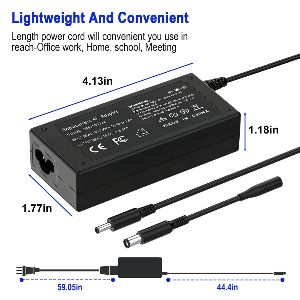 YLJIITTNK includes AC cable in packaging for quick setup.