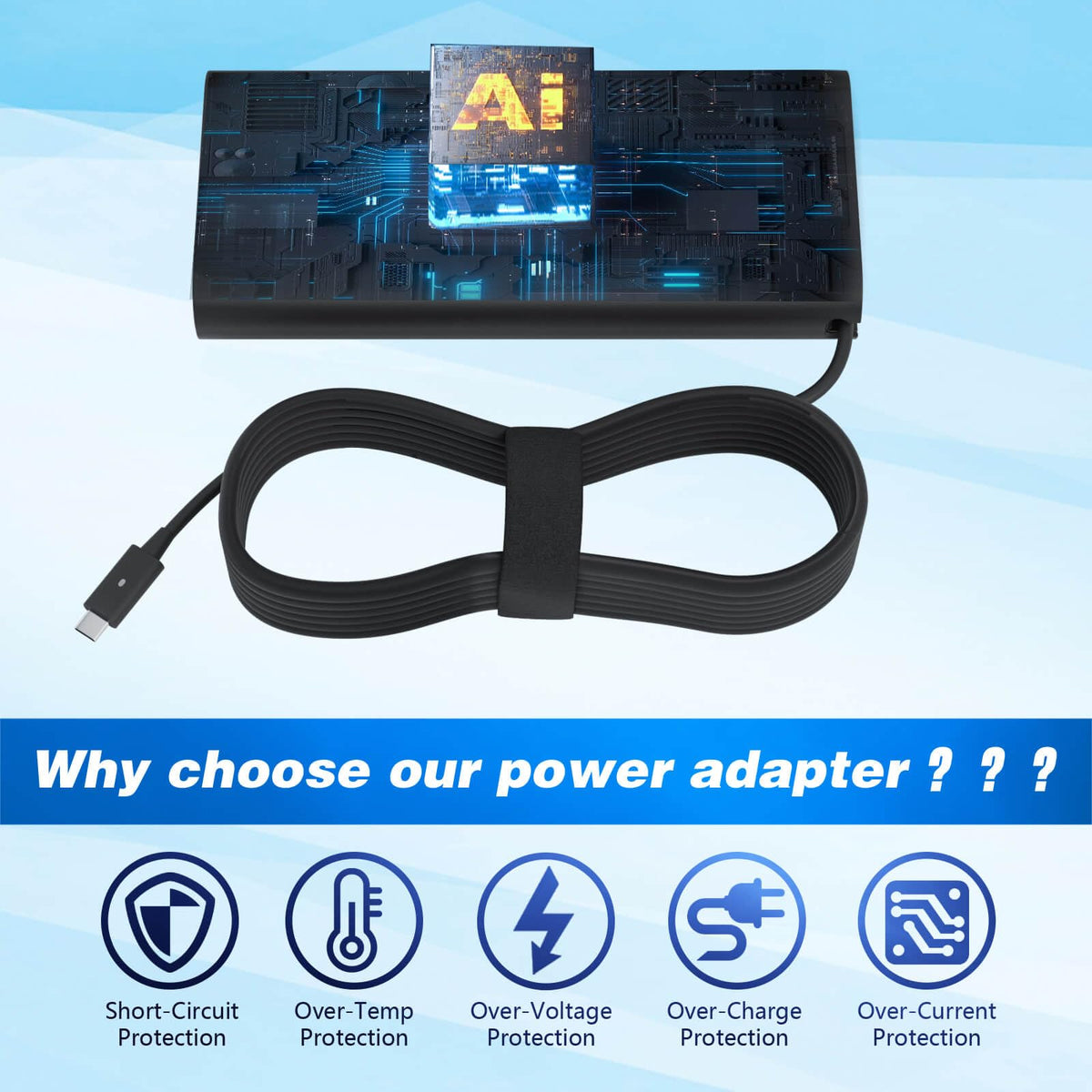 YLLKJJT charger for Alienware X14, high‑power support for gaming laptops