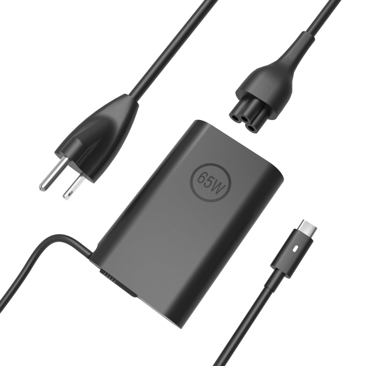 YLLKJJT 65W USB-C laptop charger provides fast, reliable power for compatible Dell and Chromebook devices.