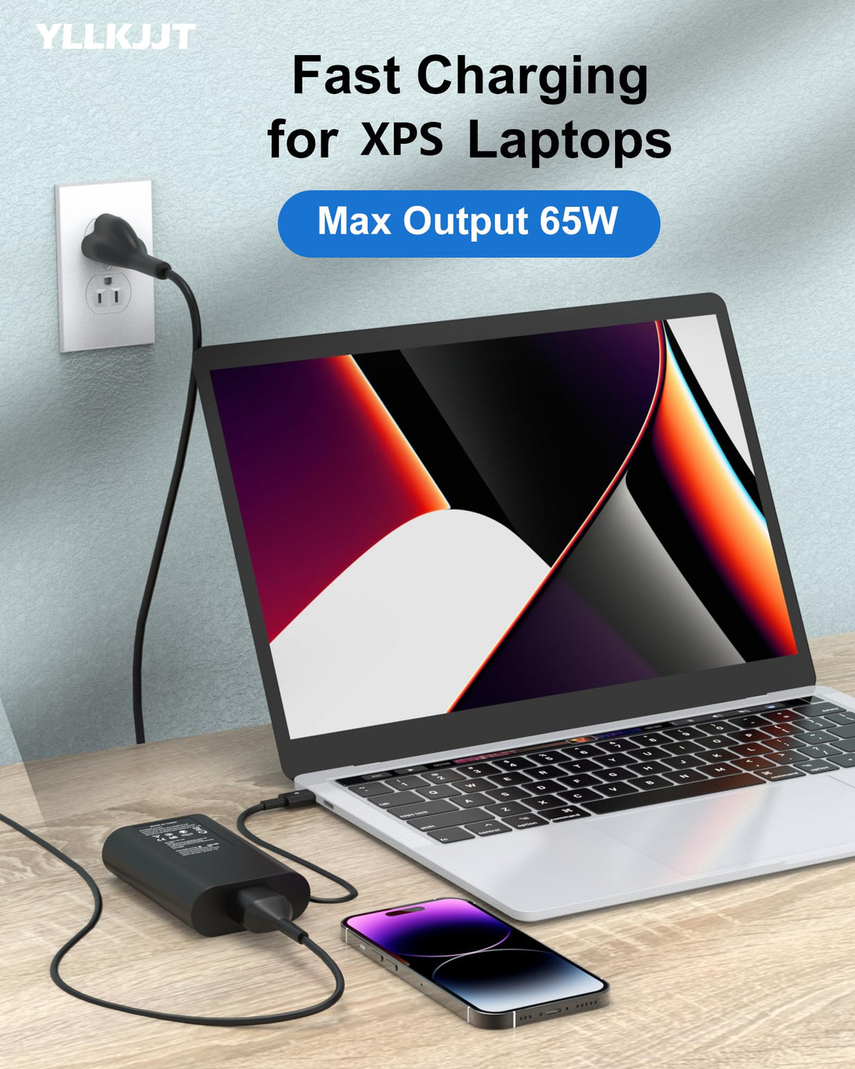 YLLKJJT Dell Latitude-compatible USB-C adapter powers multiple Latitude models efficiently.