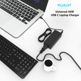 YLLKJJT universal 45W USB-C charger side view compact design