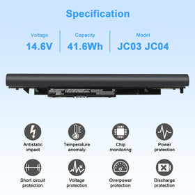 Ymawetia 4160mAh battery side ports showing connection points