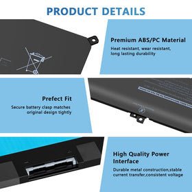Ymawetia 60Wh F3YGT battery side ports show connectors and slim profile.