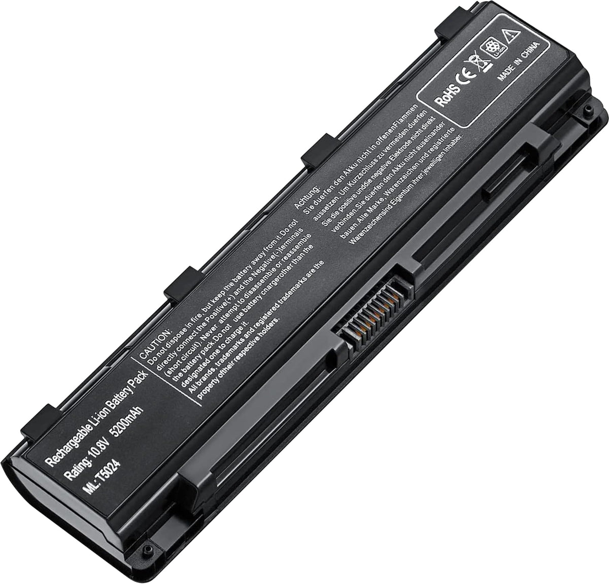 Ymawetia 56Wh battery capacity boosts runtime for Toshiba laptops
