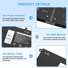 Ymawetia H5CKD 53Wh connectors enable secure power fit