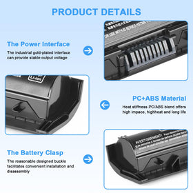 Ymawetia KI04 33Wh label highlights 4-cell, 14.8V specs.