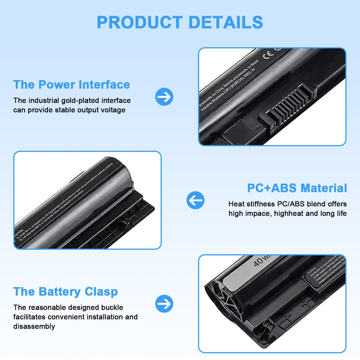 Ymawetia M5Y1K 40Wh battery Dell Inspiron compatibility chart helps buyers.