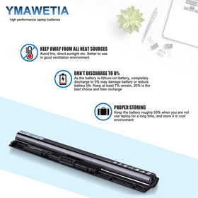 Ymawetia M5Y1K 40Wh battery size dimensions guide for slim laptops.