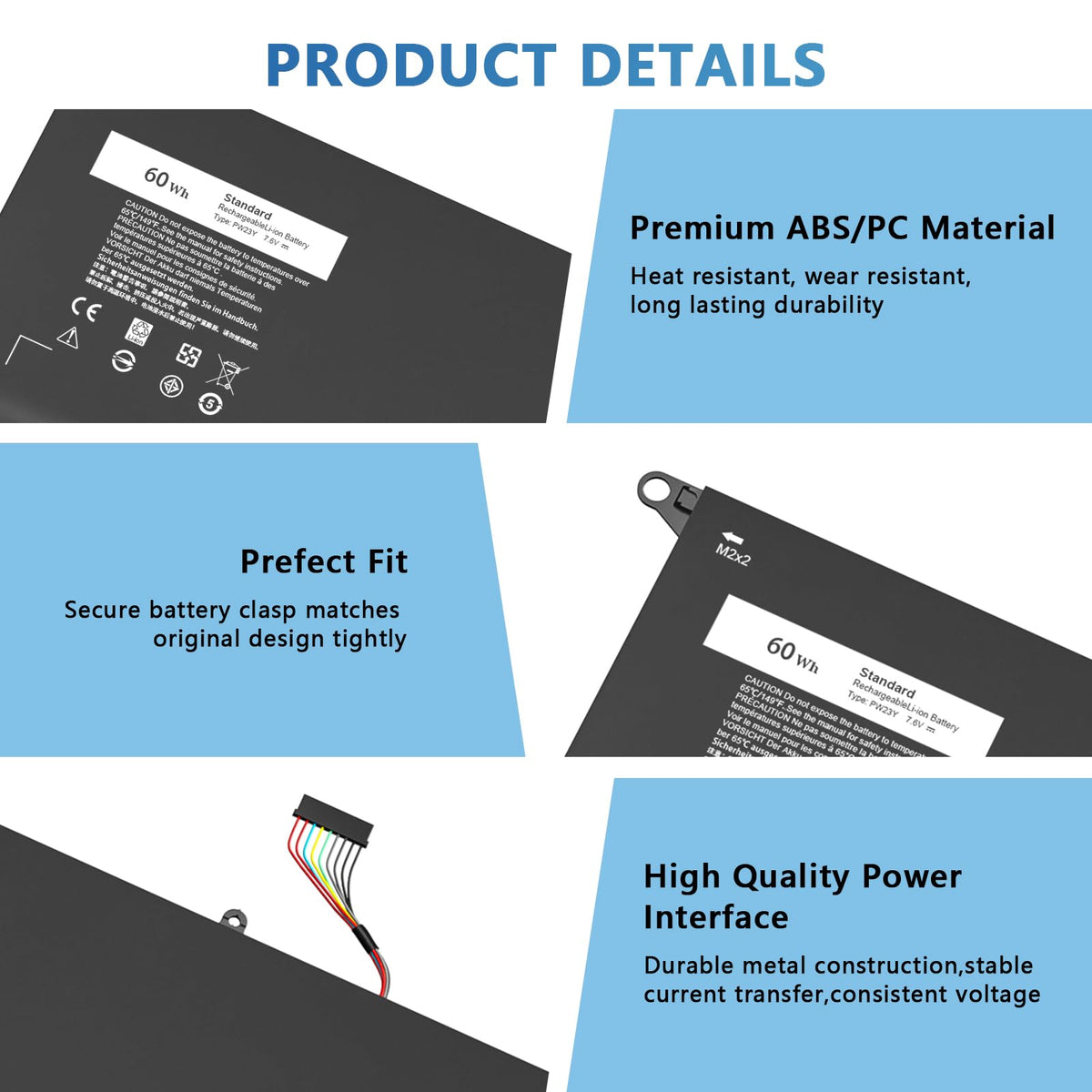 Ymawetia top label close-up showing part numbers and compatibility benefit