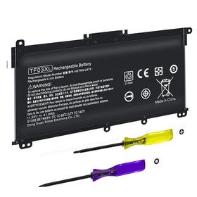 Ymawetia TF03XL battery front view for HP Pavilion, compact replacement.