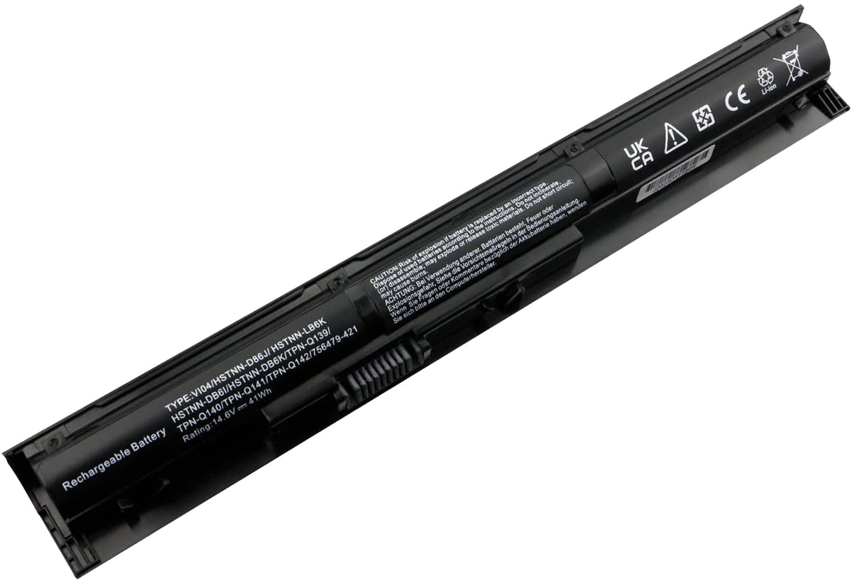 Ymawetia VI04 front packaging showing battery and model identification for quick replacement