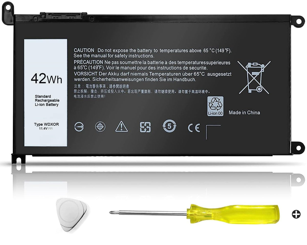 Ymawetia WDX0R battery packaging for secure delivery and replacement.
