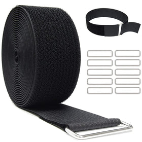 YMCRLUX cinch strap cut to length for flexible organization.
