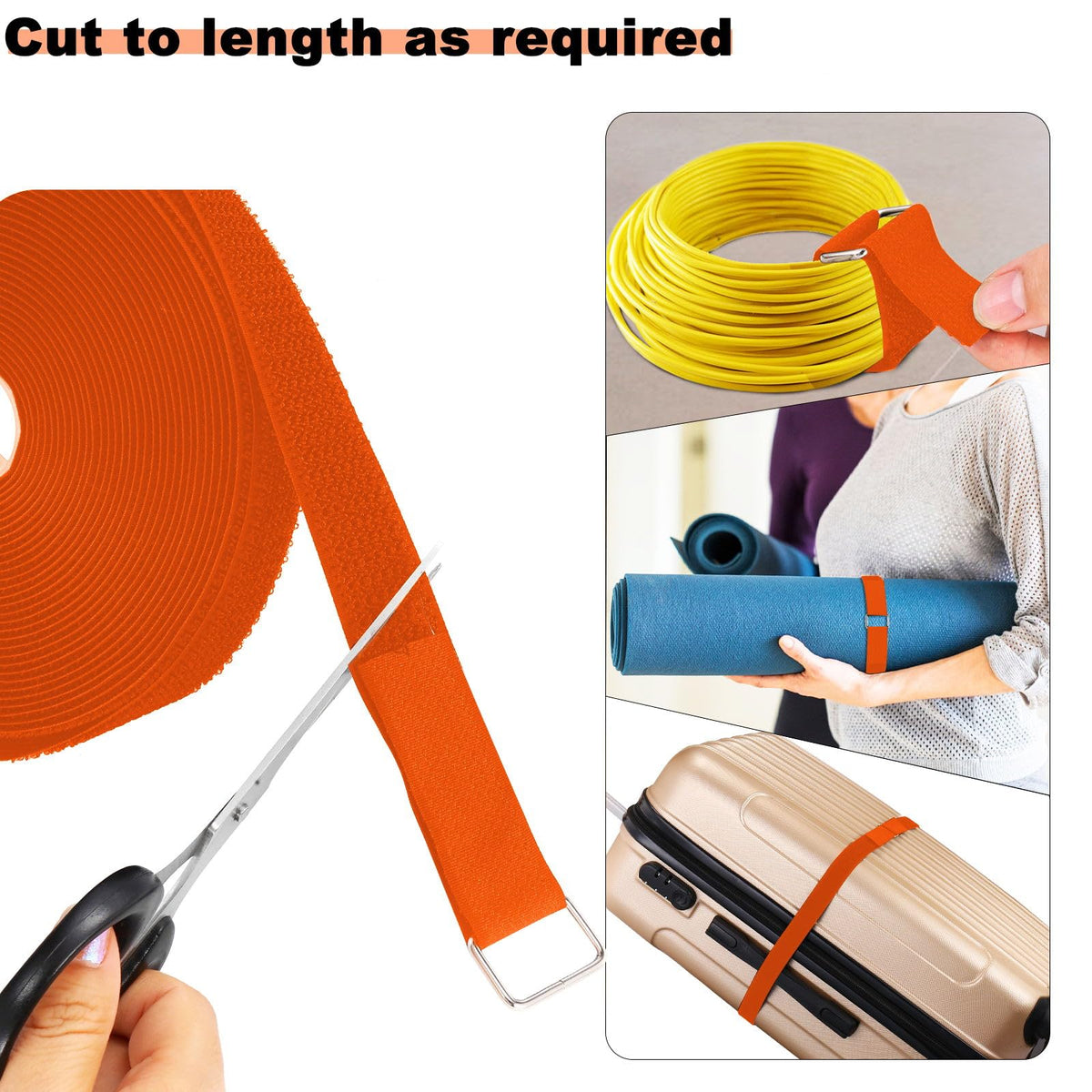 YMCRLUX cut-to-length action demonstrates customizable strap length