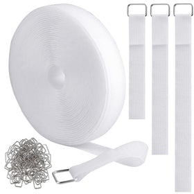 YMCRLUX hook-and-loop straps with 32ft length and 50 buckles for versatile organization