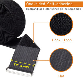 Close-up of YMCRLUX metal buckles showing durable hardware.
