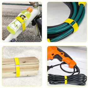 YMCRLUX multi-purpose strap bundles hoses, skis, and gear neatly.
