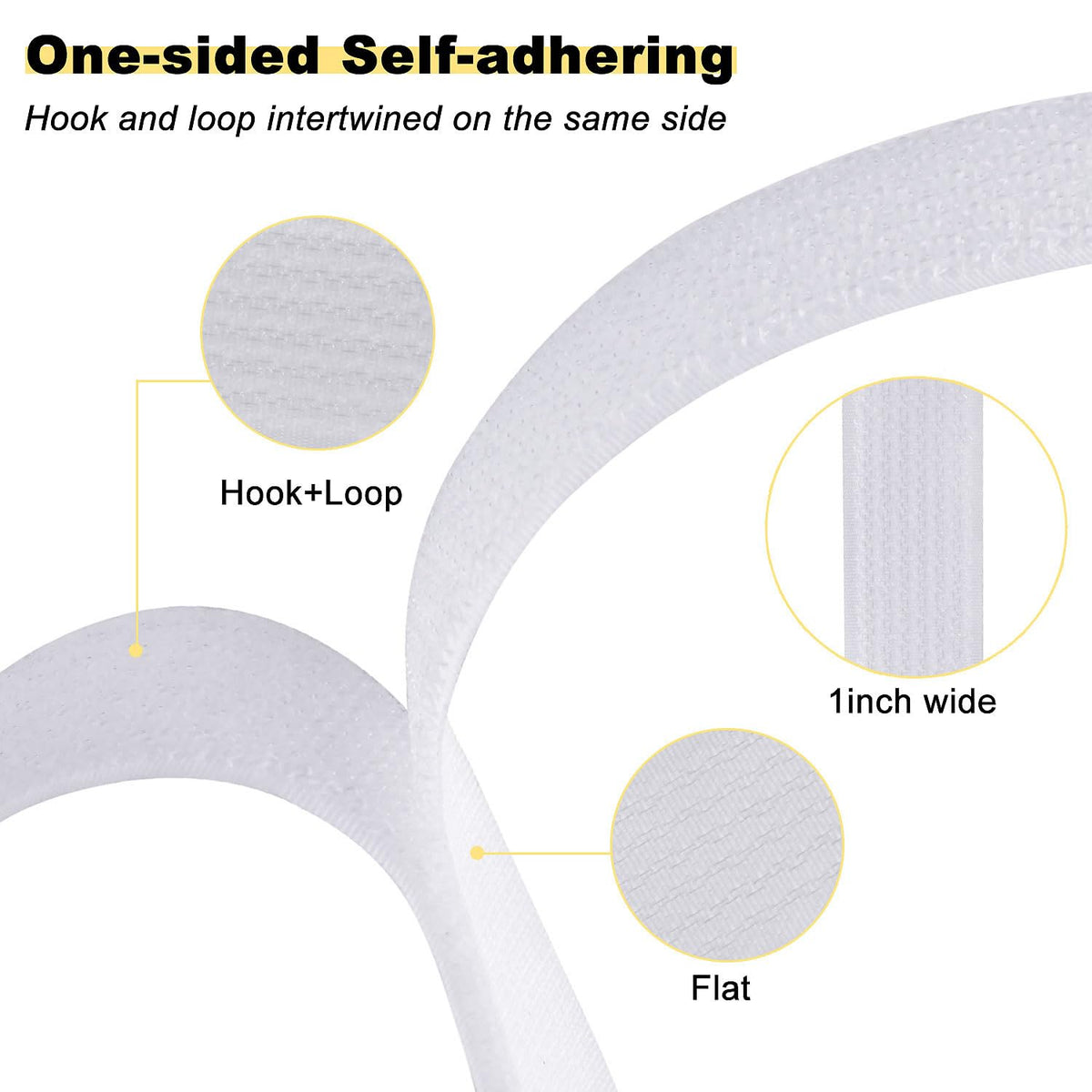 YMCRLUX reusable nylon securing straps reduce waste and clutter