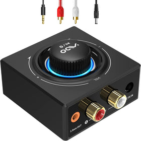 YMOO B06T3 front view showing compact design and pairing LED for easy setup