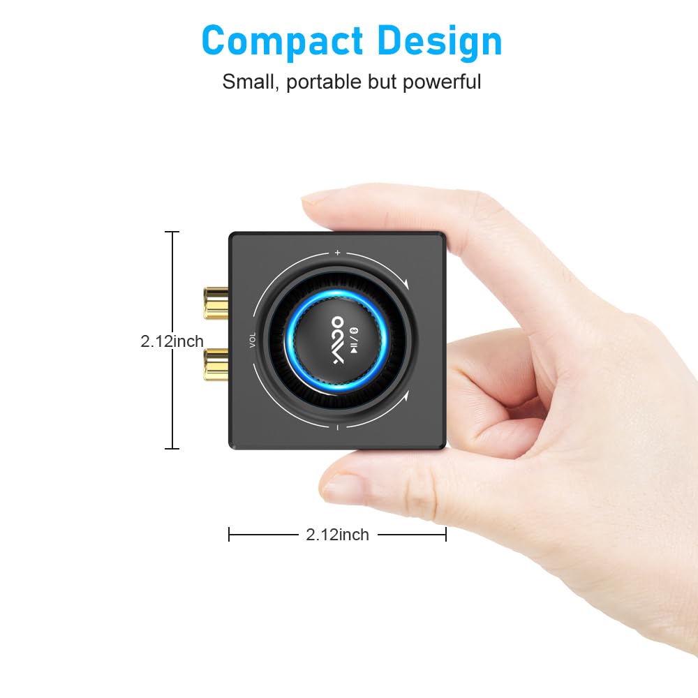 YMOO B06T3 next to a coin to display compact size for discreet placement