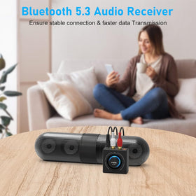 YMOO B06T3 with USB charging cable plugged in for uninterrupted continuous power