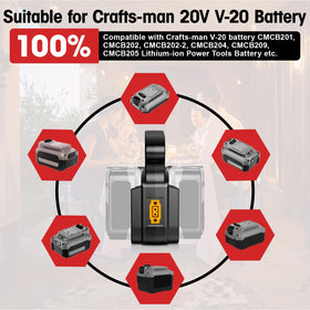 YNDZ dual-voltage output wiring illustrating 18V/20V and 36V/40V ranges for crafts