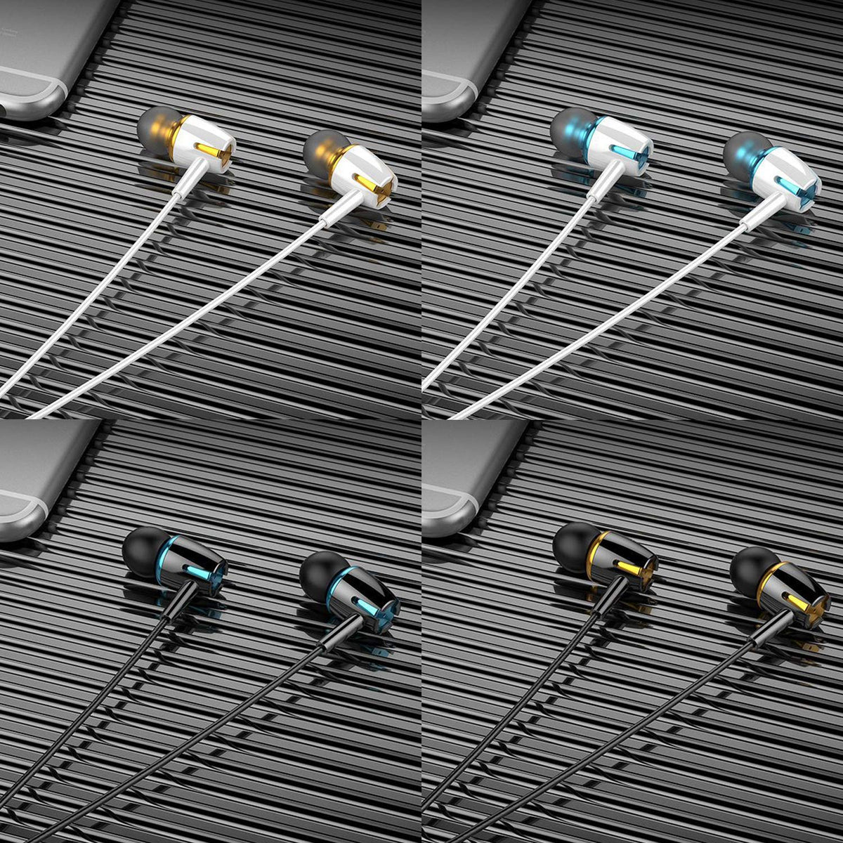 YNR ergonomic in ear design provides secure, comfortable wear for long study sessions.