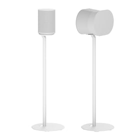 ynVISION.DESIGN Era 100 floor stand front view elevates speakers for optimal listening
