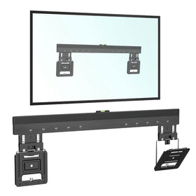 ynVISION.DESIGN front view showing slim mount and tidy look benefit