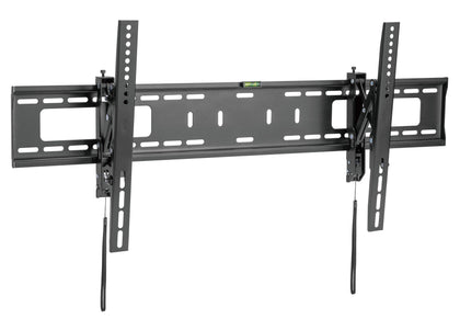 ynVISION.DESIGN heavy duty wall mount for 50-98 inch TVs showing sturdy frame and large screen support