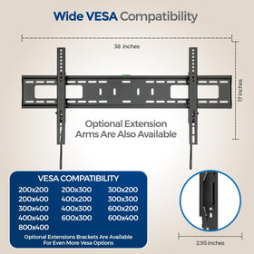 ynVISION.DESIGN tilt with lock and anti-theft capability for secure viewing angles