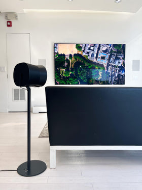 ynVISION.DESIGN two-pack setup for reliable, matching stands for paired Sonos speakers