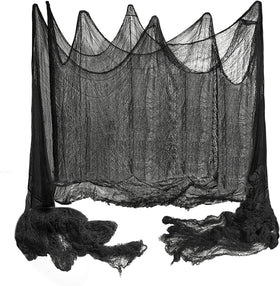Yobbai creepy cloth overview for dramatic haunted house setup.