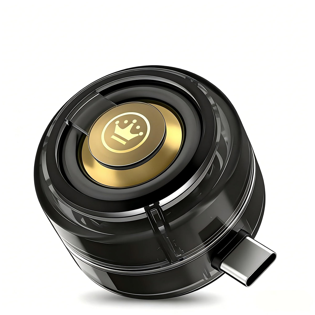 YOBCHYUD front view showing compact speaker for louder portable sound
